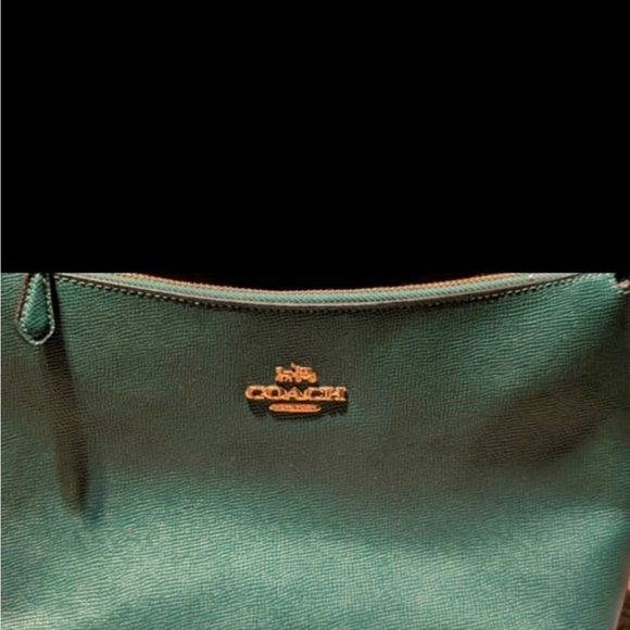 Coach Forest Green/Everglade Leather Shoulder Bag - Picture 2 of 4